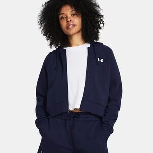 Under Armour Blue Boxy Hoodie Relaxed Fit